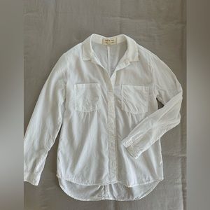 Cloth & Stone Classic White Button Shirt